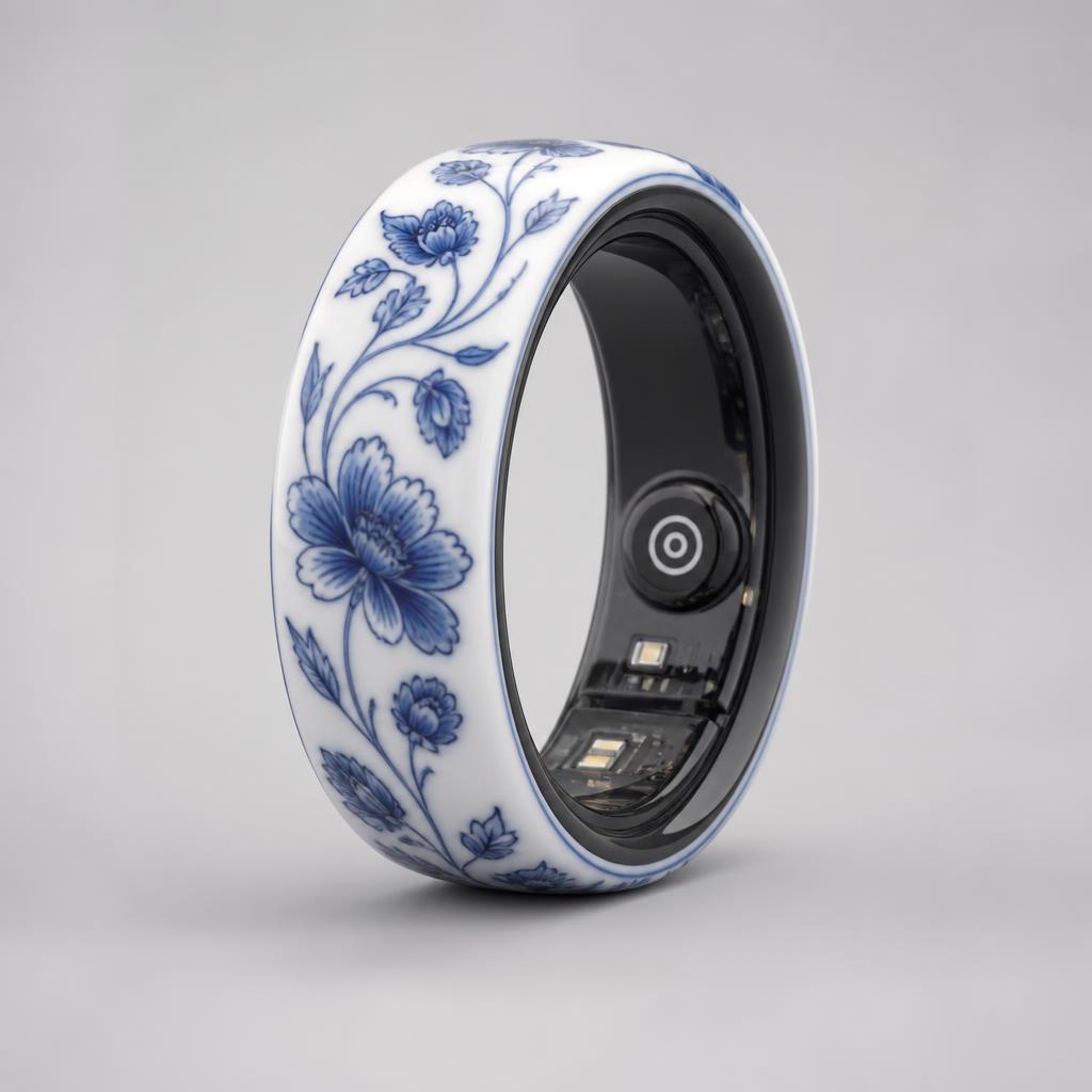 AI Ring OLED Acier Inox Sans Fil